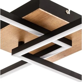 Plafonieră LED dimabilă FRAME 2xLED/11W/230V maro Briloner 3210-014