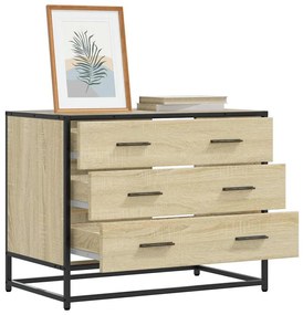 vidaXL Dulap cu sertare, stejar sonoma, 70x41x56 cm, lemn compozit