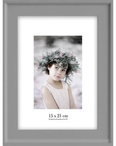 Ramă foto de perete Styler Malaga, 22 x 28 cm, gri