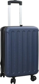 vidaXL Valiză cu blocare Albastru închis 34 x 23 x 55.5 cm Plastic ABS