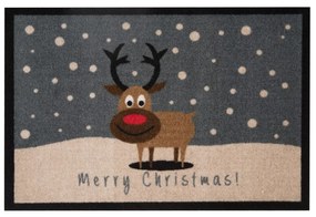 Covoraș intrare Hanse Home Merry Christmas Reindeer, 40x60 cm