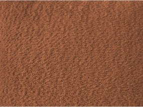 Colțar portocaliu extensibil/cu spațiu de depozitare cu tapițerie din țesătură bouclé (cu colț pe partea dreaptă/cu șezlong) Montaigne – Bobochic Paris