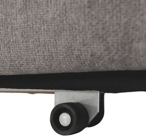 Fotoliu extensibil, gri maroniu Taupe, KENET