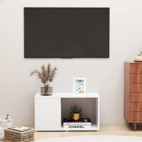 Comoda TV, alb, 60x24x32 cm, PAL