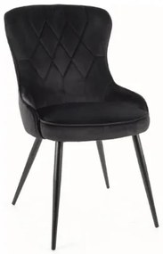 Scaun de sufragerie Lloyd (Negru + Negru). 1050456