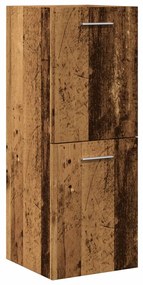 vidaXL Dulap suspendat de baie lemn vechi, 30x30x80 cm, lemn prelucrat