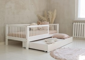 Pat montessori Dublu White Foxy 190x90