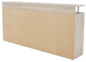 Comoda, stejar sonoma alba, JUNO - JACHIM NEW