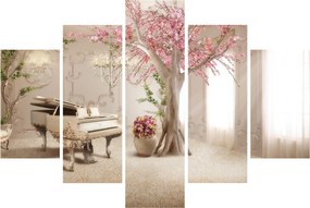 Tablou - Interior de vis cu pian (150x105 cm)