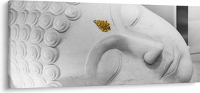 Tablou - Buddha alb (120x50 cm)