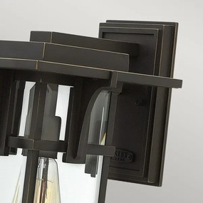 Aplică de exterior MANHATTAN 1xE27/100W/230V IP44 Elstead HK-MANHATTAN2-M