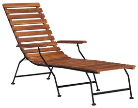 vidaXL Scaun de exterior pentru terasă, lemn masiv de acacia