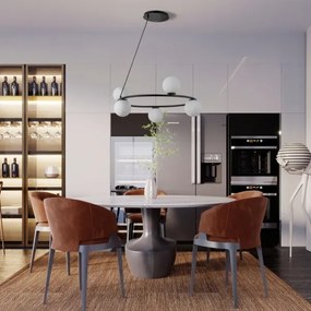 Lustră pe cablu GAMA 5xG9/12W/230V negru