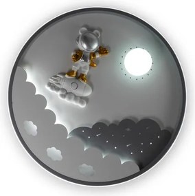 Brilagi - Plafonieră LED reglabilă pentru copii ASTRO LED/68W/230V 3000-6000K +telecomandă