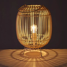 Veioză cu abajur din ratan (înălțime 30,5 cm) Natural Way – Casa Selección