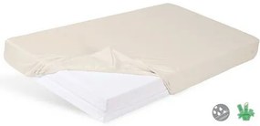Matex Bamboo cearșaf impermeabil bej deschis, 70 x140 x 10 cm, 70 x 140 cm