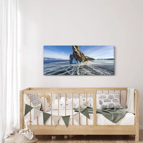 Tablou cu piatra înghețată (120x50 cm)