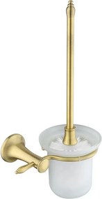 Perie WC Ferro Antica alb - bronz antichizat