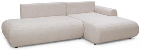 Colțar extensibil Lotulis L dreapta - țesătură hidrofobă crem Blur 01