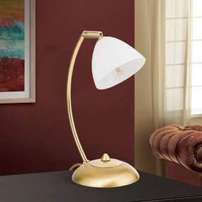 Lampa de masa design modern OPALDESIGN, auriu mat