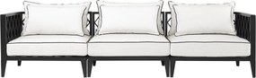 Canapea pentru interior si exterior Ocean Club, negru 113617 HZ