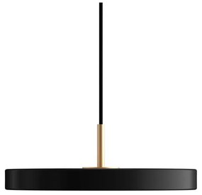 Lustră neagră LED cu abajur din metal ø 31 cm Asteria Mini – UMAGE