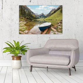 Tablou - Seealpsee, lac din Elveția (90x60 cm)
