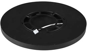 Plafonieră LED REVIT LED/24W/230V d. 30 cm negru Top Light