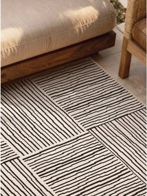 Covor pentru exterior și interior negru/crem 120x170 cm Haringey Nightingale – Ted Baker