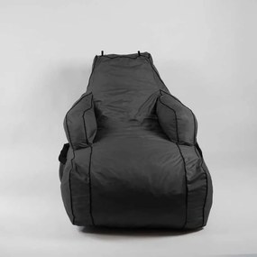 Fotoliu Player Pufrelax, Material Impermeabil - Gri inchis