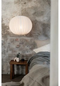 Lustră albă cu abajur textil ø 50 cm Florence – Markslöjd