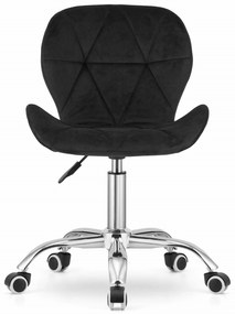 Scaun de birou AVOLA VELVET negru