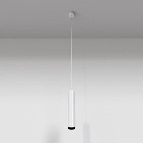 Pendul LED design tehnic Focus alb, 3000K