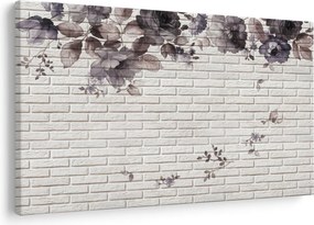Tablou cu perete și buchet (90x60 cm)