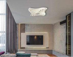 Globo 41786-42 - Plafonieră LED dimabilă OCTAVIO 42W/230V 45x45 cm + telecomandă
