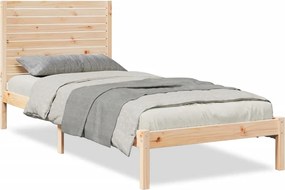 vidaXL Cadru de pat foarte lung fără saltea, 90x210 cm, lemn masiv