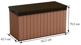 Cutie de depozitare pentru grădină Darwin 570L maro