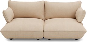 Canapea modulară Sumo Sofa Medium din catifea reiată, culori multiple - Fatboy Culoare: bej