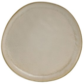 Farfurie intinsa Lolly din ceramica bej, 27.5 cm