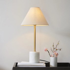 Endon 114211 - Lampă de masă 1xE14/7W/230V bej/alamă