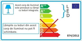 Lustra LED XXL suspendata design modern circular geometric Halo GO