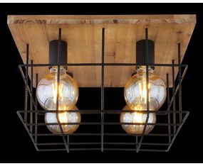 Lustră aplicată MERRIL 4xE27/60W/230V Globo 15530-4D