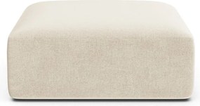 Taburet bej cu tapițerie din catifea Campi – Cosmopolitan Design