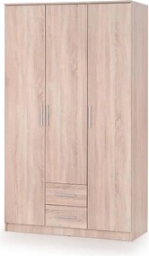 Dulap LIMA S-3, stejar sonoma, PAL laminat, cu 3 usi si 2 sertare, 120