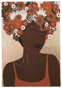 Tablou Flowery 70x100 cm