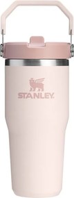 Termos roz deschis din oțel inoxidabil 410 ml IceFlow™ Flip Straw 2.0 Tumbler Rose Quartz – Stanley