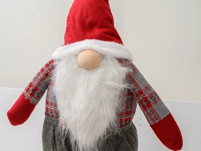 Spiridus decorativ GNOME 90 cm, rosu