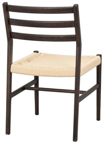 Scaune de dining natural /maro închis 2 buc. Harlan – Rowico