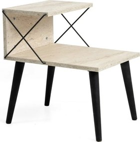 Noptieră Cross Travertine and Black