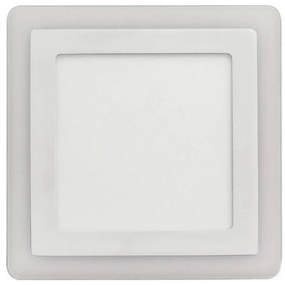 Corp de iluminat LED încastrat pentru baie APLED SQUARE DUO LED/16W/230V 19,5x19,5 cm alb